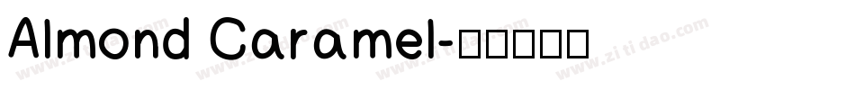 Almond Caramel字体转换